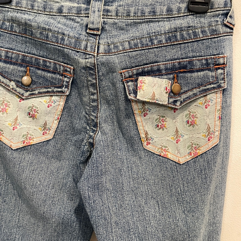 Vintage Cache Low Jeans With Patchwork - image 4